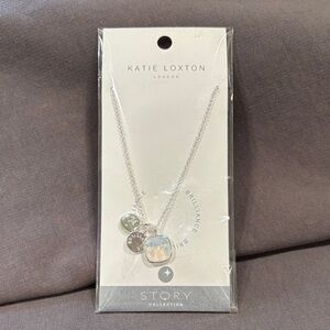 Katie Loxton Story Collection "BRILLIANCE" Silver Pendant Necklace NWT